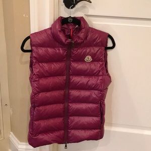 Moncler Ghany Vest Size 2